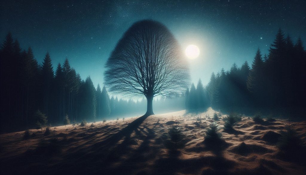 Do trees sleep at night